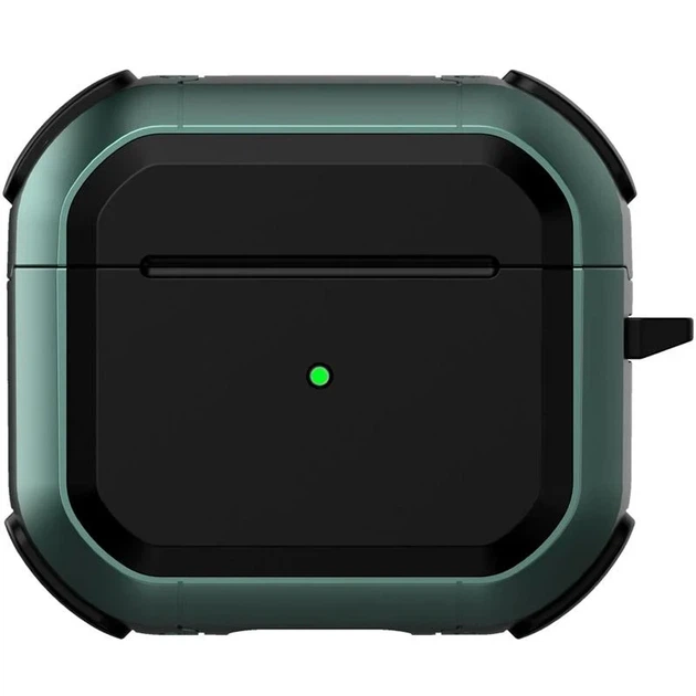 Чехол противоударный для AirPods 3 анти-удар анти-пыль пластик Apple Green - Фото 1 Чехол противоударный для AirPods 3 анти-удар анти-пыль пластик Apple Green - изображение 1