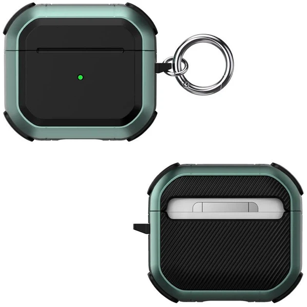 Чехол противоударный для AirPods 3 анти-удар анти-пыль пластик Apple Green - Фото 4 Чехол противоударный для AirPods 3 анти-удар анти-пыль пластик Apple Green - изображение 4