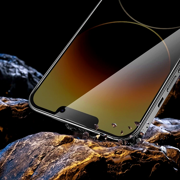 Защитное стекло KingKong Diamond Glass для iPhone 13 13 Pro 14 16e противоударное антистатическое 5D глянцевое - изображение 7