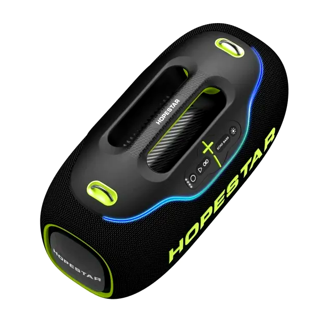 Портативная Bluetooth колонка Hopestar A80 черная для вечеринок и активного отдыха с мощным звуком и функцией PowerBank - изображение 4