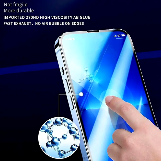 Защитное стекло OG для Apple iPhone 12 12 Pro черное защитное покрытие для защиты экрана от царапин и ударов - изображение 7