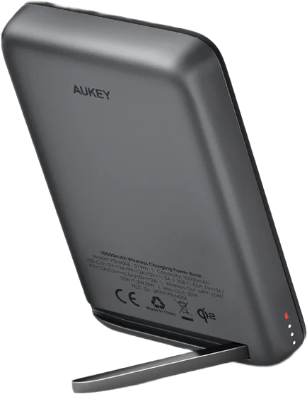 Powerbank AUKEY PB-MS06 MagFusion 10000 mAh 30W Grey (689323789191) - obraz 2