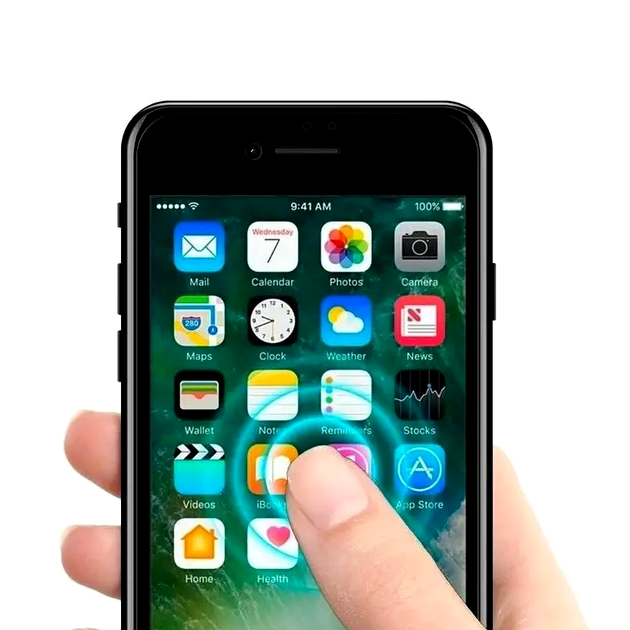 Защитное стекло Ceramic для iPhone 7 8 Plus черное гибкое покрытие для защиты экрана от повреждений - Фото 7 Защитное стекло Ceramic для iPhone 7 8 Plus черное гибкое покрытие для защиты экрана от повреждений - изображение 7