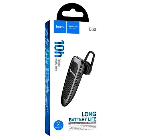 Bluetooth-гарнитура Hoco E39L Mirth для разговоров и бизнеса с аккумулятором 180 мАч и Bluetooth 5 для связи до 10 метров - Фото 6 Bluetooth-гарнитура Hoco E39L Mirth для разговоров и бизнеса с аккумулятором 180 мАч и Bluetooth 5 для связи до 10 метров - изображение 6
