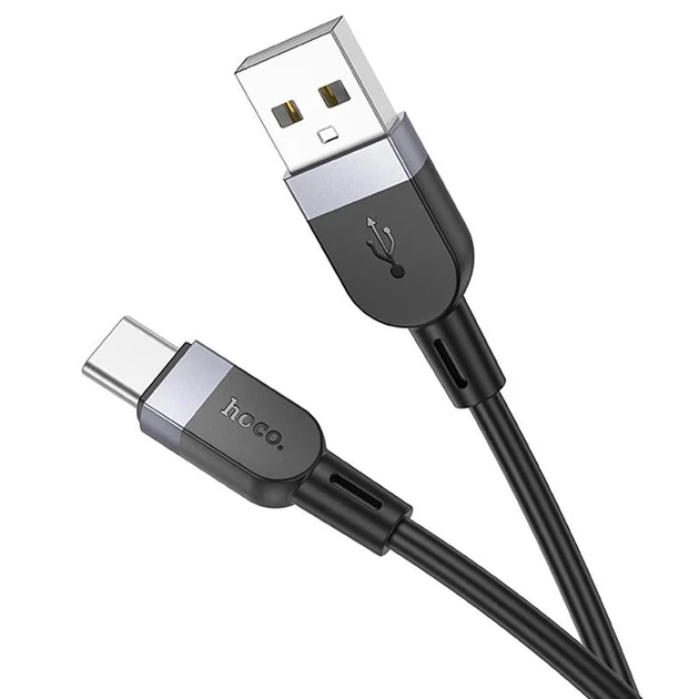 Кабель Hoco X109 Energy USB — Type-C 3 м, силиконовая оплётка, чёрный - изображение 5