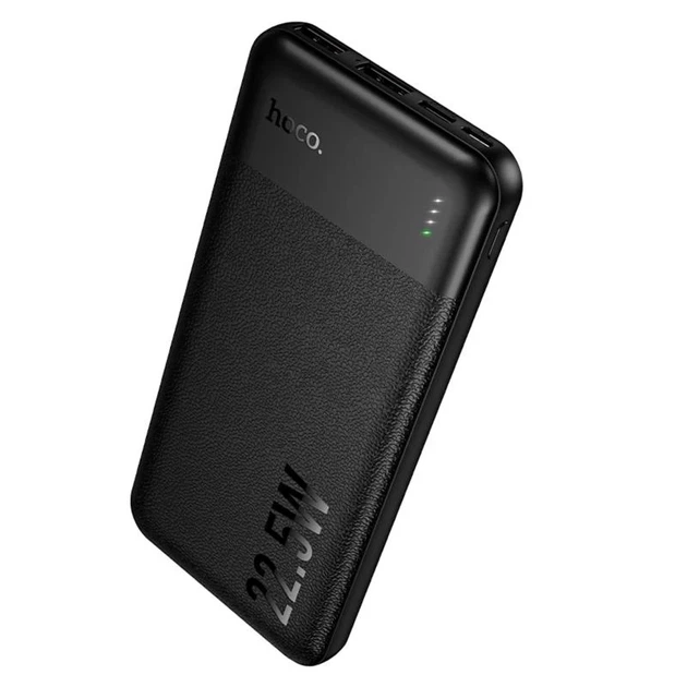 Портативне ЗУ Power Bank Hoco J159 10000 mAh 22,5W вогнестійкий ABS чорний 143,5х68х16 мм - Фото 1 Портативне ЗУ Power Bank Hoco J159 10000 mAh 22,5W вогнестійкий ABS чорний 143,5х68х16 мм - зображення 1