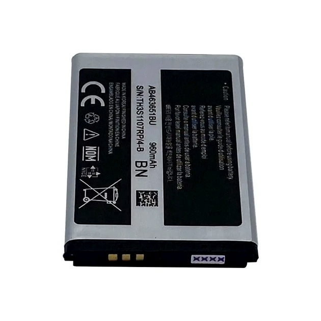 Акумулятор AB463651BU для Samsung C3322 літій-іонний 960 мА·год для стабільної роботи телефона - зображення 9