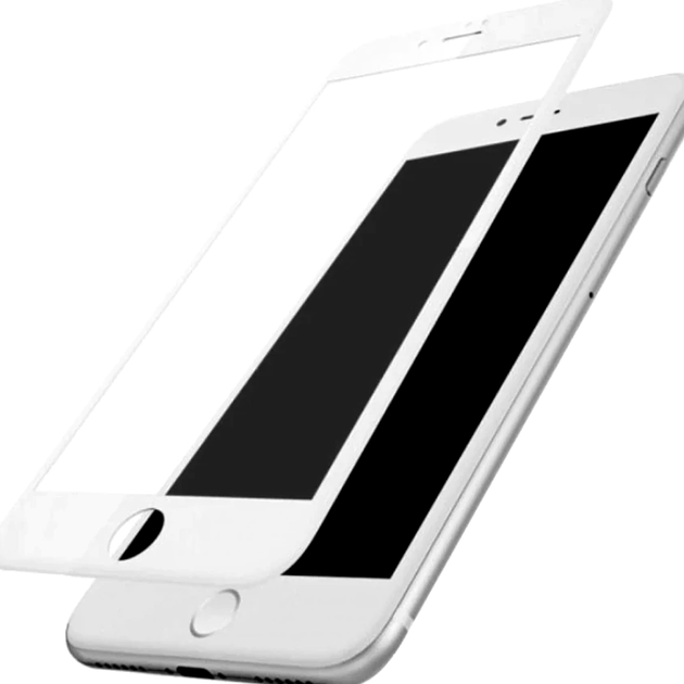 Защитное стекло KingKong Diamond Glass для Apple iPhone 7 Plus 8 Plus белое противоударное полное покрытие 5D - изображение 3