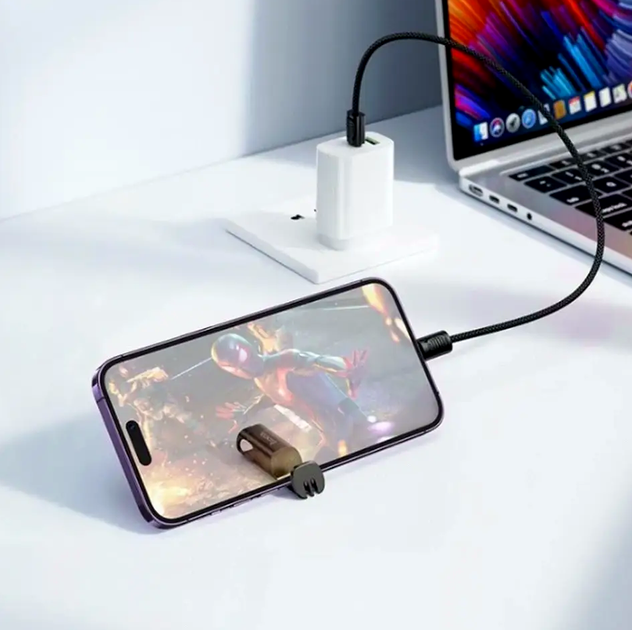 Кабель Hoco X126 Experto Type-C Lightning для заряджання та передавання даних зі швидким заряджанням 30W чорний - зображення 2