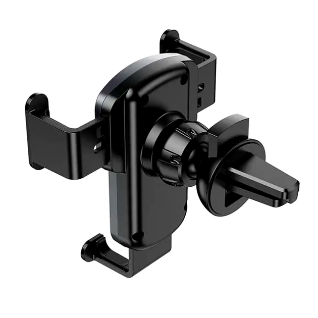 Автомобільний тримач Hoco CA103 універсальний для смартфонів 4.5-7 дюймів на дефлектор із гравітаційним механізмом - зображення 4