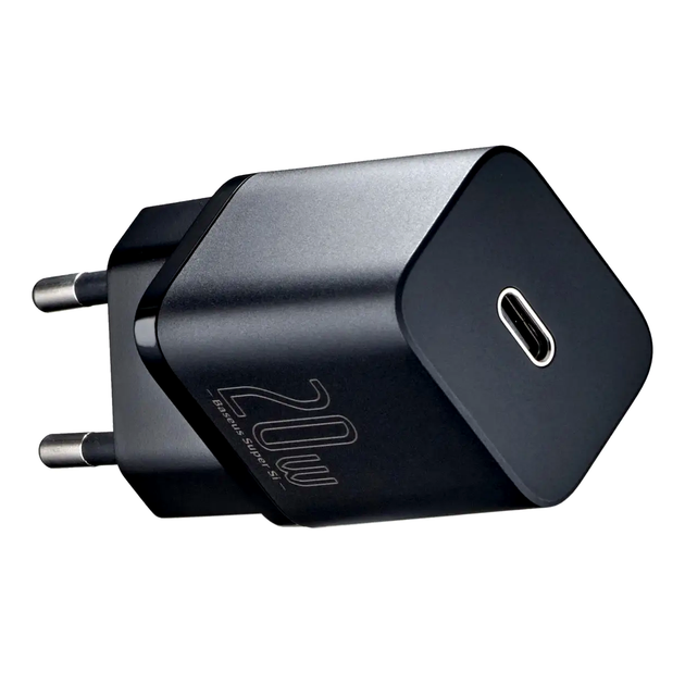 Сетевое зарядное устройство Baseus Super Si Quick Charger 20W для смартфонов и планшетов с быстрым зарядом USB Type-C - Фото 1 Сетевое зарядное устройство Baseus Super Si Quick Charger 20W для смартфонов и планшетов с быстрым зарядом USB Type-C - изображение 1