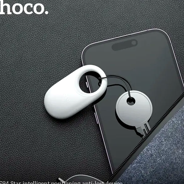 Поисковый трекер Hoco E94 Star для поиска вещей с Bluetooth и интеллектуальным позиционированием черный - изображение 5