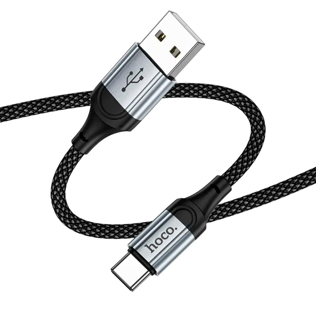 Кабель Hoco X102 Type-C зарядный и синхронизационный для смартфонов и планшетов с текстильной оплеткой 1 м 3 А - Фото 6 Кабель Hoco X102 Type-C зарядный и синхронизационный для смартфонов и планшетов с текстильной оплеткой 1 м 3 А - изображение 6