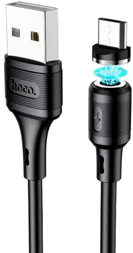 Кабель Hoco X52 магнітний для заряджання Micro USB зі швидким передаванням струму 2.4 А для смартфонів і ґаджетів - Фото 4 Кабель Hoco X52 магнітний для заряджання Micro USB зі швидким передаванням струму 2.4 А для смартфонів і ґаджетів - зображення 4