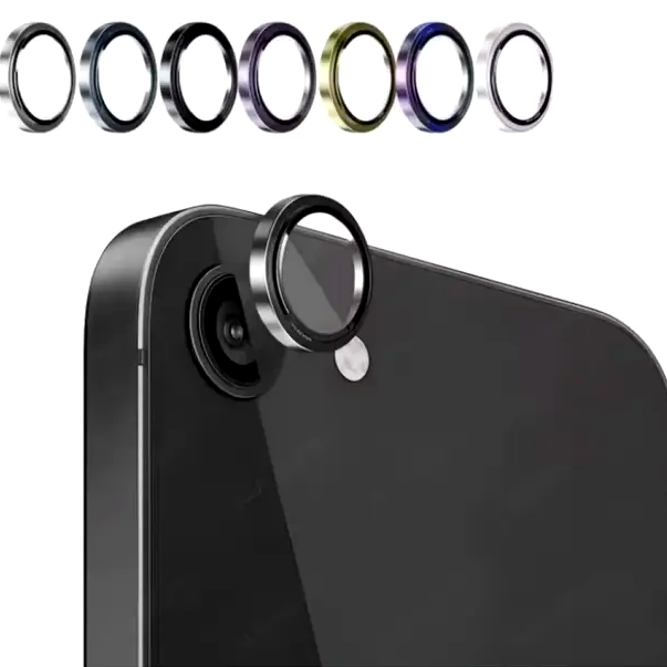 Защитное стекло HD Lens для камеры Apple iPhone 16e 17e противоударное с олеофобным покрытием для защиты объектива - изображение 4