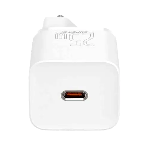 Мережевий зарядний пристрій Baseus Super Si Quick Charger 25 W для швидкого заряджання смартфонів і планшетів з USB Type-C - Фото 8 Мережевий зарядний пристрій Baseus Super Si Quick Charger 25 W для швидкого заряджання смартфонів і планшетів з USB Type-C - зображення 8