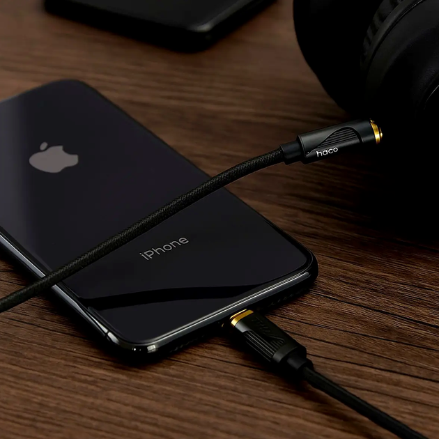 Кабель Hoco UPA30 Friend Lightning для подключения устройств Apple к аудиосистемам с 3 5 мм разъемом - изображение 9