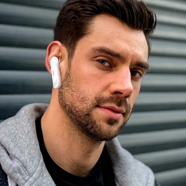 Bluetooth-гарнитура Hoco E63 Diamond для разговоров и музыки беспроводная с внешним микрофоном черная - Фото 6 Bluetooth-гарнитура Hoco E63 Diamond для разговоров и музыки беспроводная с внешним микрофоном черная - изображение 6