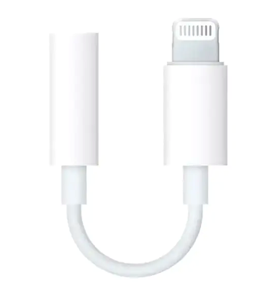 Адаптер Apple 3.5mm to Lightning переходник для подключения наушников к iPhone и устройствам с Lightning - Фото 1 Адаптер Apple 3.5mm to Lightning переходник для подключения наушников к iPhone и устройствам с Lightning - зображення 1