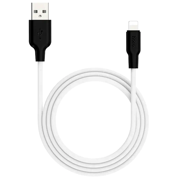Кабель Hoco X21 Plus Lightning 2м силиконовый для зарядки устройств Apple безопасный и прочный с зажимом - Фото 7 Кабель Hoco X21 Plus Lightning 2м силиконовый для зарядки устройств Apple безопасный и прочный с зажимом - изображение 7