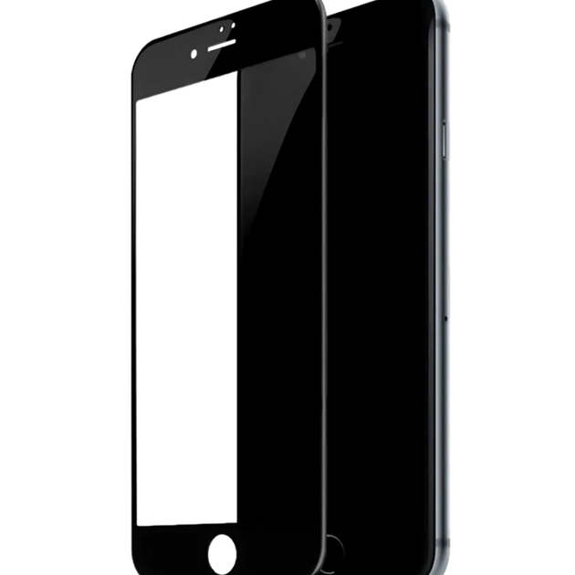 Защитное стекло KingKong Diamond Glass черное для Apple iPhone 7 Plus 8 Plus противоударное 5D с рамкой - изображение 3