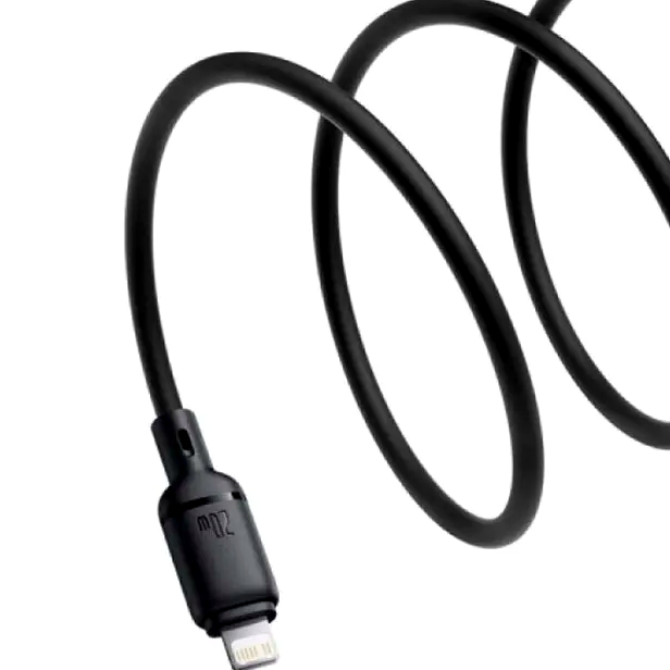 Кабель Baseus Silky Series Type-C to Lightning 20W для быстрой зарядки и передачи данных 2 метра черный - Фото 5 Кабель Baseus Silky Series Type-C to Lightning 20W для быстрой зарядки и передачи данных 2 метра черный - изображение 5