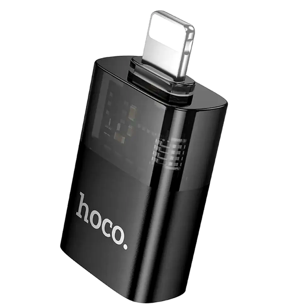 Адаптер Hoco UA36 Lightning to USB для подключения флешек и периферии к iPhone iPad без компьютера - изображение 2