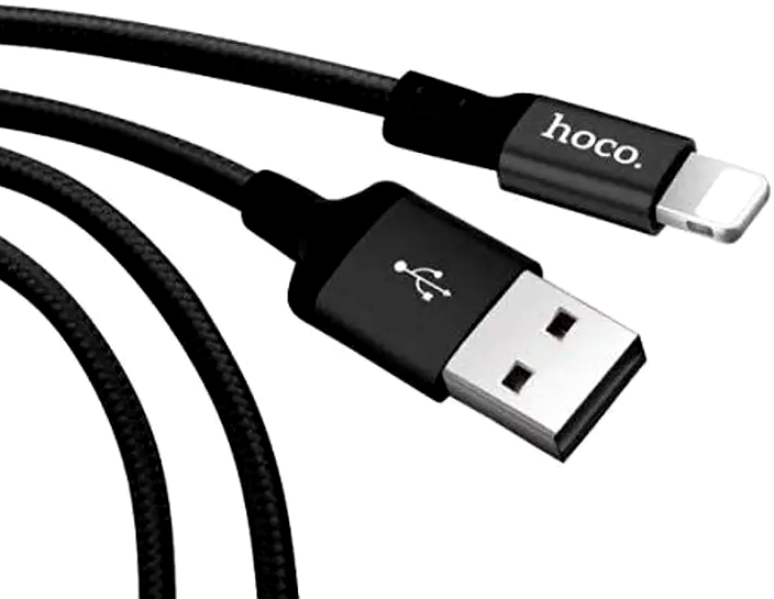 Кабель Hoco X14 Lightning для швидкого заряджання та синхронізації пристроїв з USB довжина 2 метри чорний - Фото 7 Кабель Hoco X14 Lightning для швидкого заряджання та синхронізації пристроїв з USB довжина 2 метри чорний - зображення 7