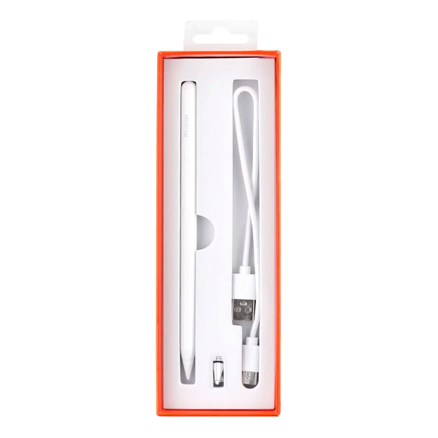 Стилус McDodo Stylus Pen для iPad с функцией отклонения ладони и датчиками давления белый для рисования и заметок - изображение 3