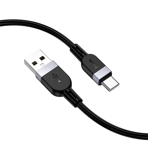 Кабель Hoco X109 Energy 60W Type-C для быстрой зарядки и передачи данных длина 3 метра черный - изображение 5