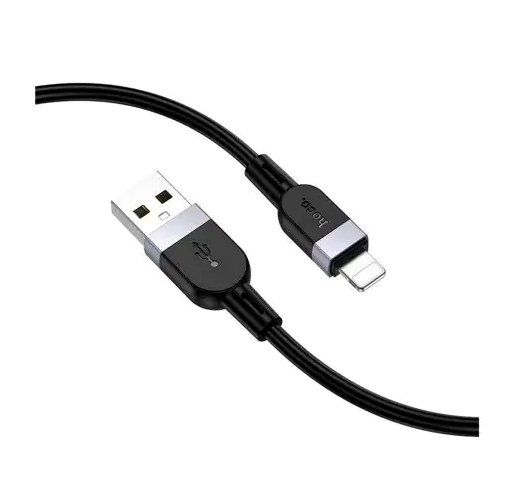 Кабель Hoco X109 Energy силіконовий для заряджання та передавання даних iPhone iPad довжина 2 метри чорний - Фото 5 Кабель Hoco X109 Energy силіконовий для заряджання та передавання даних iPhone iPad довжина 2 метри чорний - зображення 5