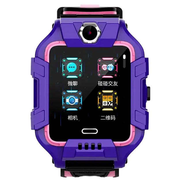 Детские смарт-часы Smart Watch Y99C 4G фиолетовые с GPS и фитнес-трекером для контроля активности и здоровья - изображение 2
