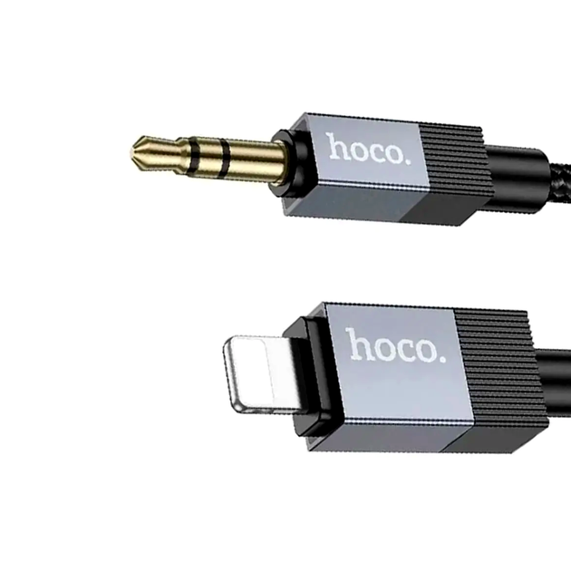 Кабель Hoco UPA32A Lightning 3.5 mm для iPhone iPad для під'єднання навушників і колонок із високою якістю звуку - зображення 10