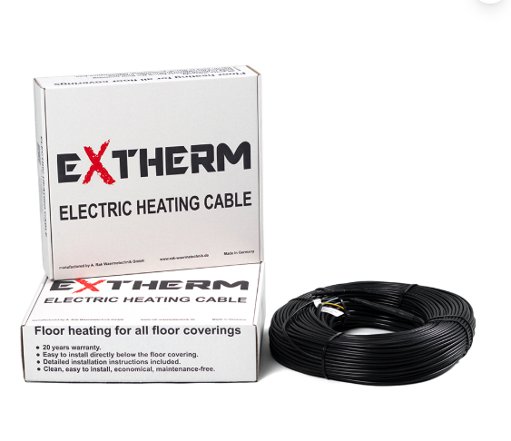 Нагрівальний кабель двожильний Extherm Extherm ETT ECO 30-2190, 73 м. пог. - зображення 3