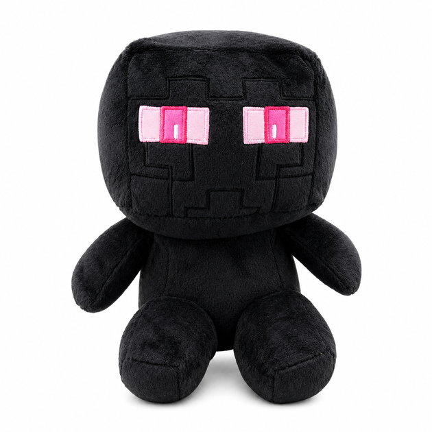 Мягкая игрушка Эндермен Minecraft Enderman 25 см, черный, плюшевый персонаж Майнкрафт подарок для детей - Фото 4 Мягкая игрушка Эндермен Minecraft Enderman 25 см, черный, плюшевый персонаж Майнкрафт подарок для детей - изображение 4