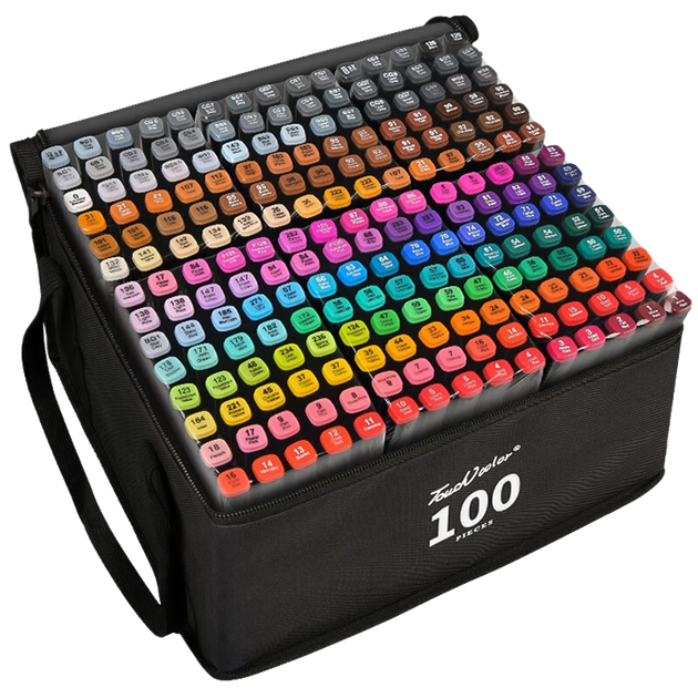 Маркери Touchcolor спиртові для скетчингу, 168 кольорів - зображення 5