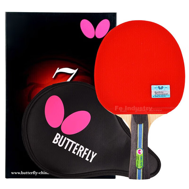 Ракетка для настольного тенниса BUTTERFLY 701 семизвездная с карбоновым основанием и чехлом - Фото 10 Ракетка для настольного тенниса BUTTERFLY 701 семизвездная с карбоновым основанием и чехлом - изображение 10