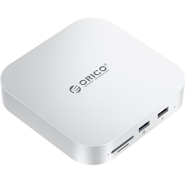 Док-станция ORICO MiniLink-M410P для Mac mini M4 с отсеком для SSD M.2 NVMe, подставка - изображение 6