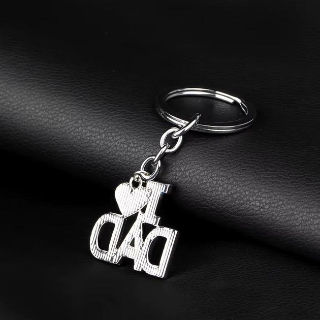 Брелок Я люблю папу I Love Dad для родителей - Фото 2 Брелок Я люблю папу I Love Dad для родителей - изображение 2