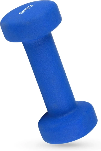 Гантелі для фітнесу неопренові Gymtek G-66547 2 х 1,5 кг Сині (5907766665472) - зображення 4