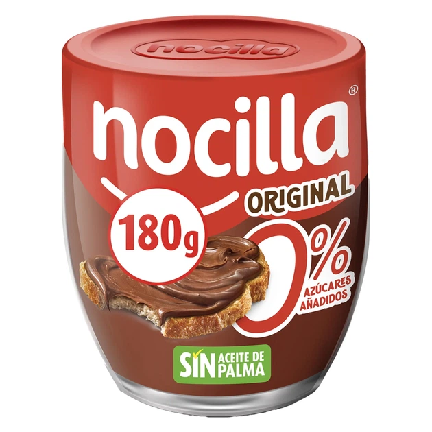 Шоколадная паста Nocilla Original 0% сахара 180 г - Фото 1 Шоколадная паста Nocilla Original 0% сахара 180 г - изображение 1