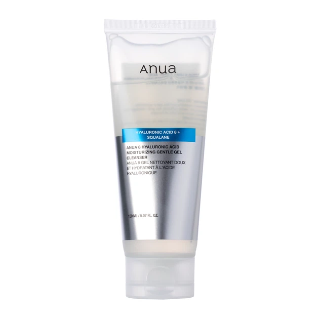 Гель для вмивання Anua 8 Hyaluronic Acid Moisturizing Gentle Gel Cleanser, 150 мл 8809640735561 - зображення 3