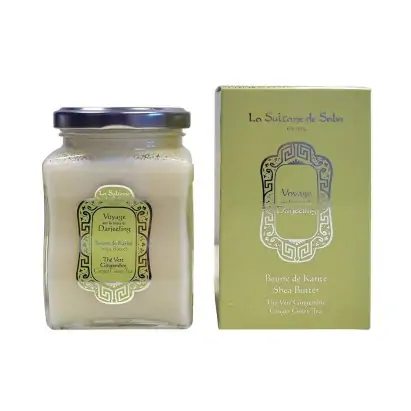 Масло карите Зеленый чай и имбирь La Sultane De Saba Shea Butter The Vert Gingembre 300 мл 3700448601063 - изображение 3