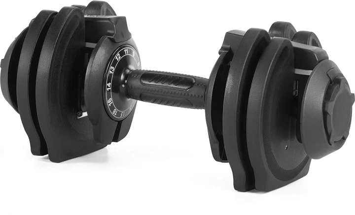Гантель регульована Gymtek G-42791 1,5–18 кг Чорна (5905884427910) - зображення 8
