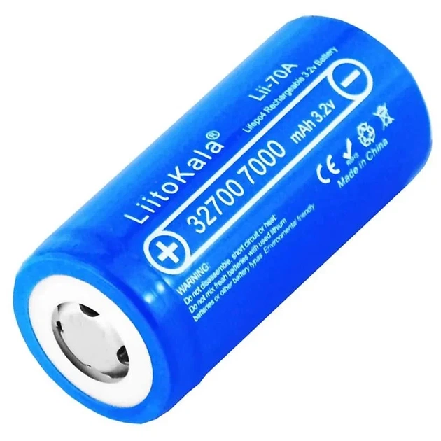 Аккумулятор LiitoKala Lii-70A 32700 3.2V 7000mah LiFePo4 высокотоковый 30А - изображение 2