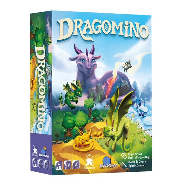 Настільна гра Feelindigo Драгоміно (Dragomino) (укр) ( FI23047 ) - изображение 3