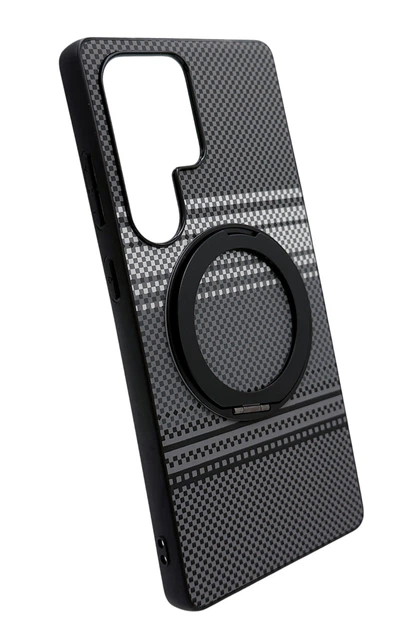 Чохол-накладка PitaCa Big Ring Holder для Samsung S25 Ultra Black - изображение 3