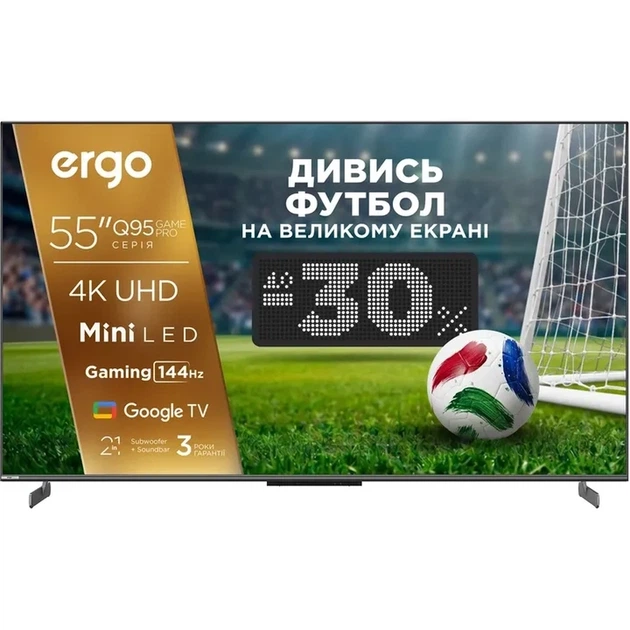 Телевізор LED ERGO 55MQ95 Game PRO - Фото 7 Телевізор LED ERGO 55MQ95 Game PRO - изображение 7