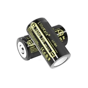 Акумулятор 16340 LiitoKala Lii-16A 700mAh 3.7V Li-Ion для ліхтарів, лазерних указок та електронних пристроїв - зображення 3