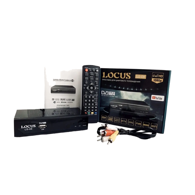 Ресивер цифровий ефірний DVB-T2 LOCUS LS-08 - изображение 2